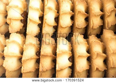 Cookies Kurabe Background Top View