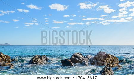 Playa El Chileno Beach, Cabo San Lucas, Mexico.