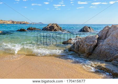 Playa El Chileno Beach, Cabo San Lucas, Mexico.