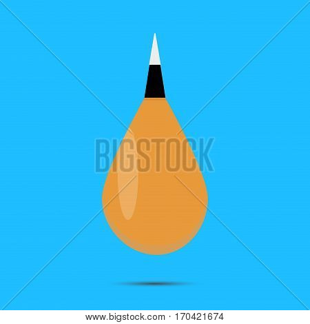 Enama vector flat. Medical clyster for health treatment and medication illustration