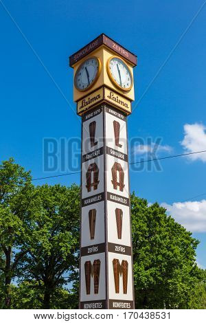 The Laima Clock In Riga