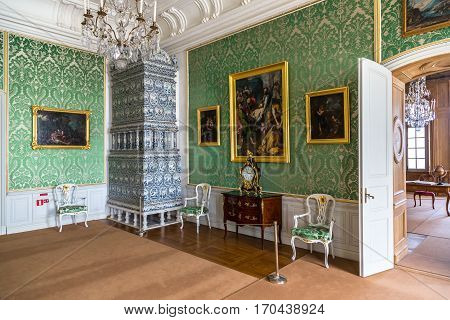 Interior Of Rundale Palace In Latvia