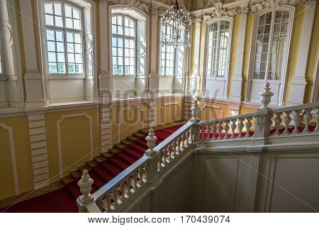 Interior Of Rundale Palace In Latvia
