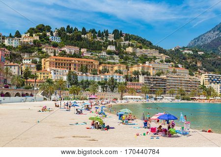Menton On French Riviera, France