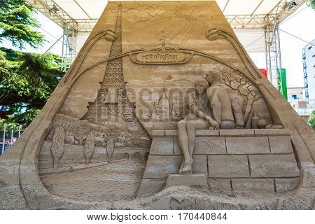 Sand Sculptures In Lido Di Jesolo
