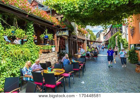 Old Architecture Of Rudesheim, Germany