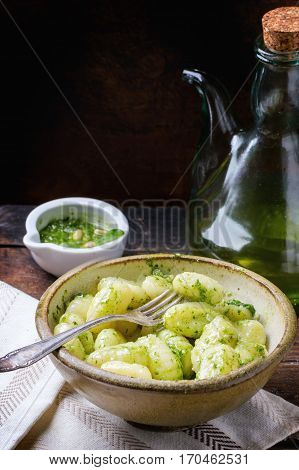 Potato Gnocchi With Pesto