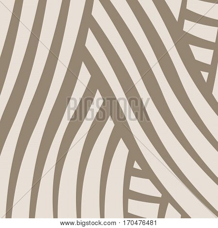 Abstract background with uneven curved lines. Square.