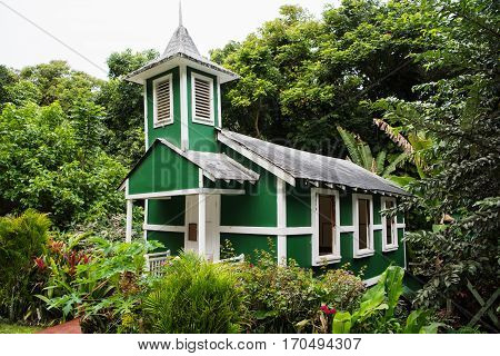 Ierusalema Hou Church in Hālawa Valley Molokai Island Hawaii
