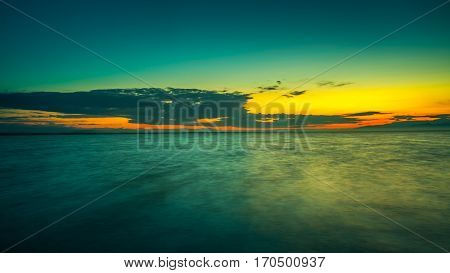 Colorful Sky And Water In Lake Paliastomi In Morning , Poti, Georgia