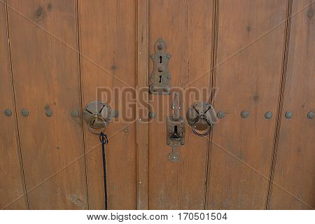 amasra Yoruk village door locks. To leave a rope message