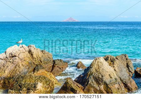 Playa El Chileno Beach, Cabo San Lucas, Mexico.