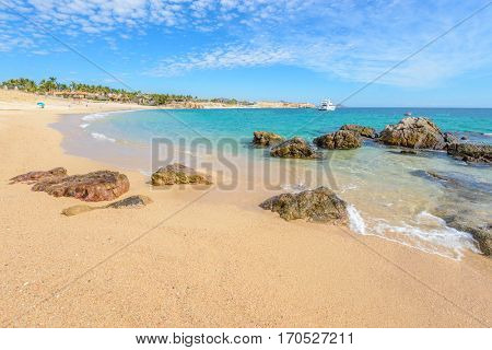 Playa El Chileno Beach, Cabo San Lucas, Mexico.