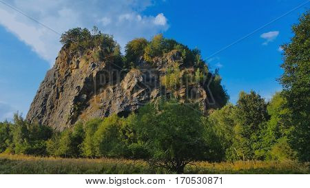 Beautiful mountain in an idyllic summer landscape