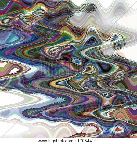 Abstract coloring background of the horizon gradient with visual wave, illusion,poolar coordinates and lighting effects