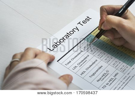 Blood Cholesterol Report Test Healthcare