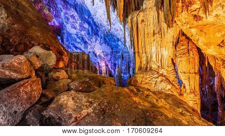 Furong Cave in Wulong Karst National Geology Park China is the World Natural Heritage place it was named one of The Three Greatest Caves in the World
