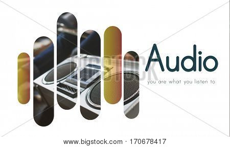 Audio Music Vinyl DJ Set Graphics
