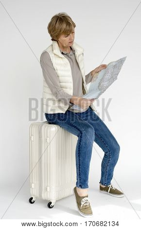 Studio People Shoot Portrait Isolated