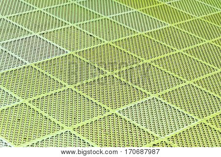 Background texture pattern of rubber flooring mesh.