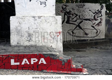 udsigt over lapa aera i rio de janeiro Brasilien