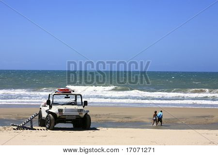 buggy tour og prainha strand i nærheden af fortaleza i ceara state i Brasilien