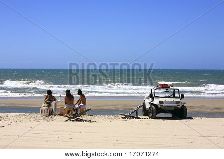 buggy rundvisning og frokost og prainha strand i nærheden af fortaleza i ceara state i Brasilien