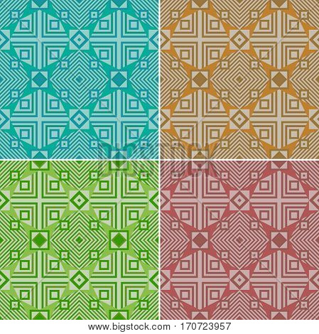 Colorful seamless geometric pattern. Traditional. Ethnic. Vector illustration.