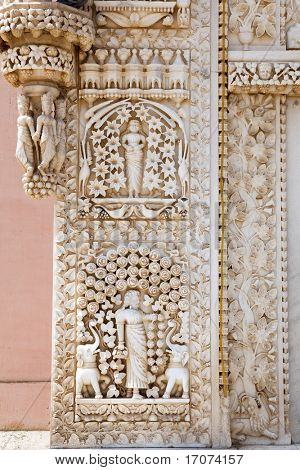 Shri karni mata temple i deshnoke nær Bikaner rajasthan stat i Indien