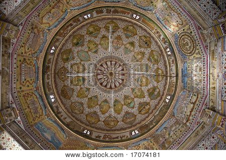 Templo de Nath lindinha no estado de rajasthan cidade de Bikaner em india