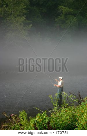 Fly Fishing In Fog - 3
