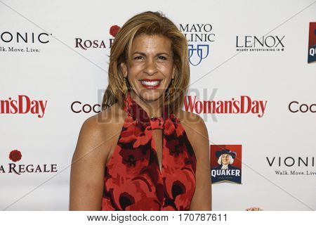 TV co-host Hoda Kotb attends the 14th Annual Woman's Day Red Dress Awards at Jazz at Lincoln Center on February 7, 2017 in New York City.