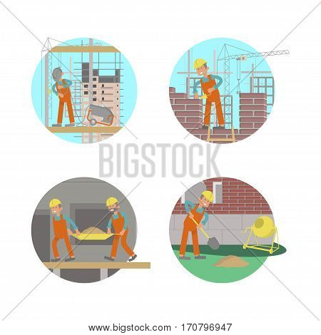 Set Builders Vector Photo Free Trial Bigstock