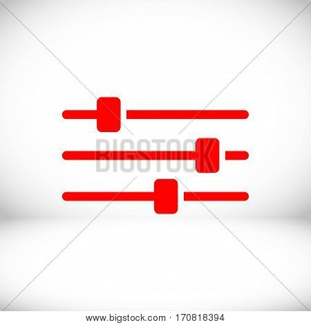 settings icon  stock vector illustration flat design