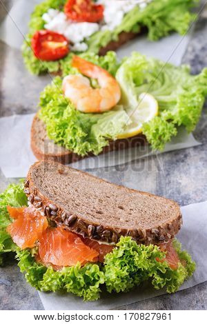 Sandwich With Seafood