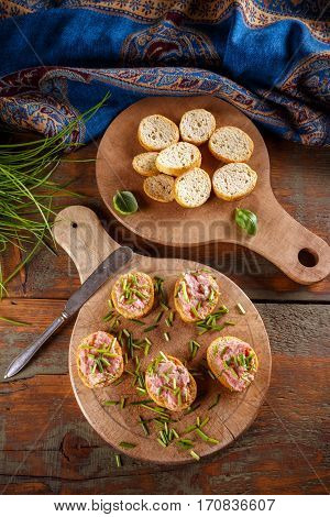 Bread With Spreadable Sausage