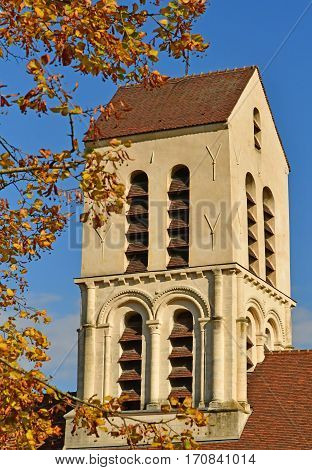 Verneuil sur Seine; France - october 16 2016 : the saint Martin church