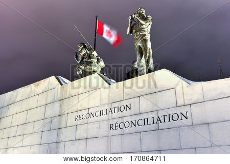 Reconciliation: The Peacekeeping Monument - Ottawa - Canada