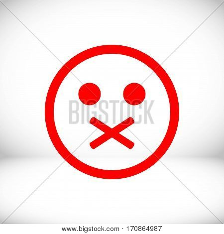 Smile icon stock vector illustration flat design