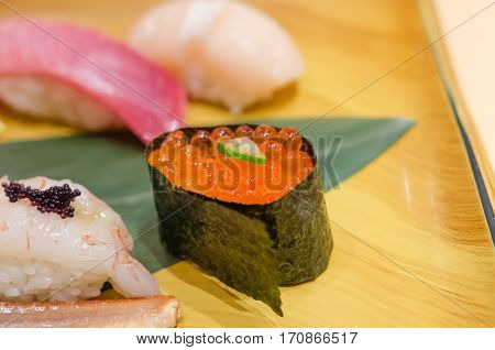 Very Delicious Japanese Sushi Set