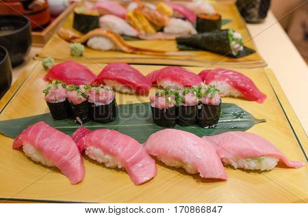 Very Delicious Japanese Sushi Set