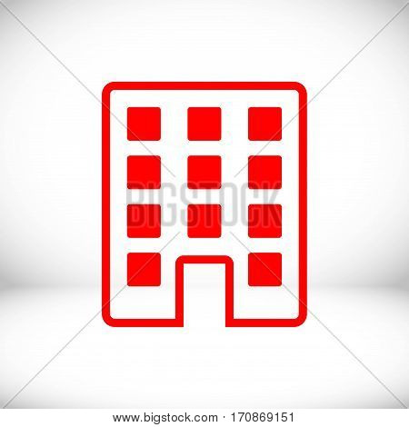 hotel icon stock vector illustration flat design