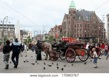 Damsquare In Amsterdam