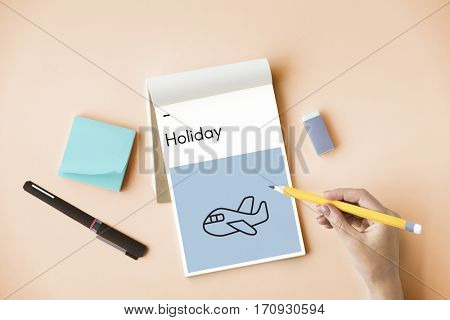 Holiday Journey Flight Travel Icon