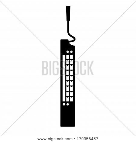 Electronic harp, musical instrument ( shade picture )