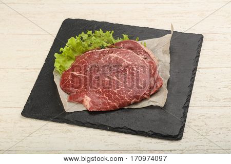 Raw Beef Schnitzel