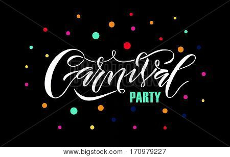 Hand Drawn 'carnival' As Carnival Fair Logotype, Badge/icon