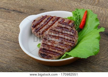 Grilled Burget Cutlet