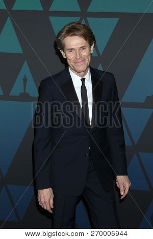 LOS ANGELES - NOV 18:  Willem Dafoe at the 10th Annual Governors Awards at the Ray Dolby Ballroom on November 18, 2018 in Los Angeles, CA
