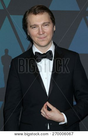 LOS ANGELES - NOV 18:  Paul Dano at the 10th Annual Governors Awards at the Ray Dolby Ballroom on November 18, 2018 in Los Angeles, CA